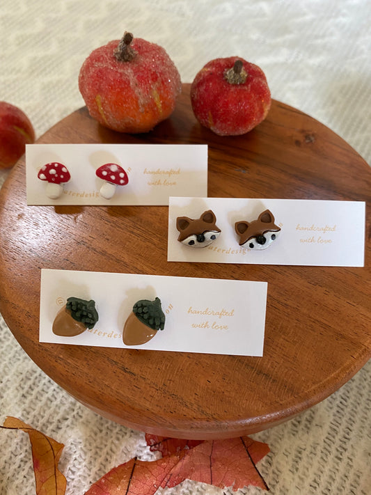 Acorn Stud Earrings